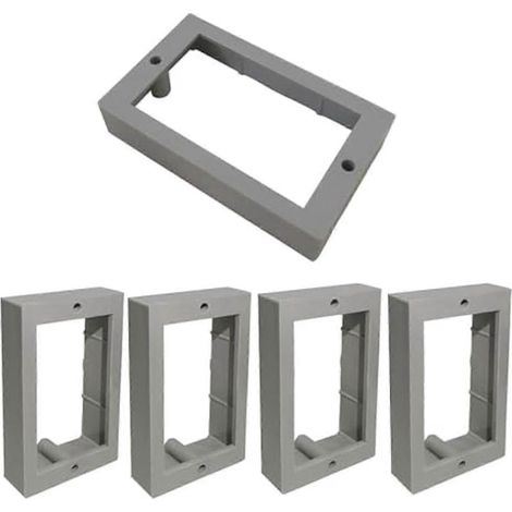 Rallonge de boîte de sortie simple 1/2 pouce - Solution d'extension pour boîtes de sortie, interrupteurs et prises électriques - FFY (1/4)