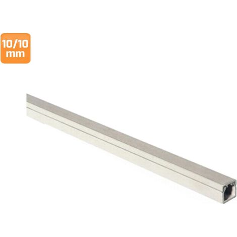 Mini canal blanca 2 m 10 x 10 mm (precio por metro)