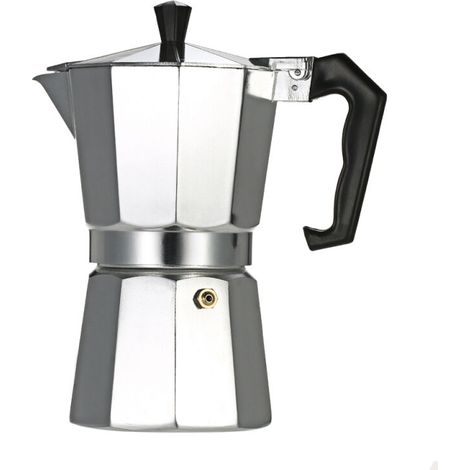 6-Cup Aluminum Espresso Percolator Coffee Stovetop Maker Mocha Pot for Use on Cooker Gas Stove Electrothermal Furnace (1/5)