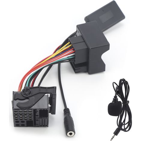 Kit Bluetooth 5.0 Auto Adaptateur Audio AUX 6 Broches Micro Intégré Mains Libres Compatible Ford Mondeo (1/5)