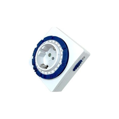Mechanisches Tagesprogrammiergerät Plug-in 3500W 16A/250Vac 15-Minuten-Einstellung