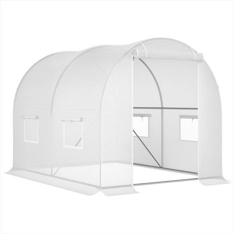 Serre de jardin Serre tunnel de jardin 6 m² acier galvanisé 3 x (1/5)