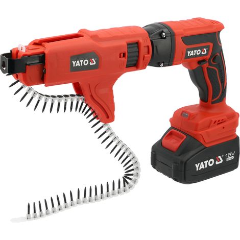 YATO Herramienta DRYWALL SCREWDRIVER de 18 V (4AH, BMC) - YT-82075