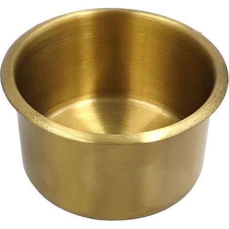 Porte-gobelet en cuivre encastré pour camping-car ou bateau-95.5CM-Golden