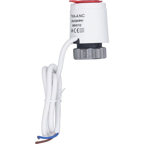 Actionneur électrothermique normalement fermé pour vanne d'eau, chauffage au sol 230 V CA (1/5)
