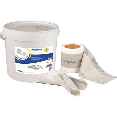 Lazer – Système d'étanchéité liquide 5 kg – Application à froid – Résine polymérisée – Étanchéité continue et résistante