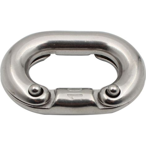 Chaînes en acier inoxydable 316, clips de chaîne, connecteurs de chaîne et anneaux de connexion accessoires de quincaillerie marine chaîne de 8 mm très résistant à la corrosion et adapté aux enviro
