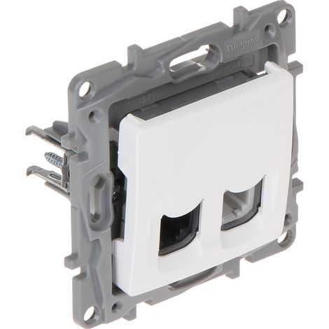 Prise de terminaison RJ-11 + RJ-45 LE-764570 Niloe Legrand (1/5)