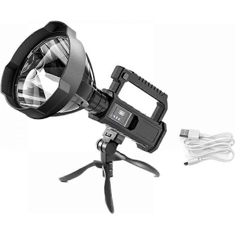Lampe torche haute luminosité et ultra-brillante avec grande lampe étanche pour le camping et la randonnée. (1/4)