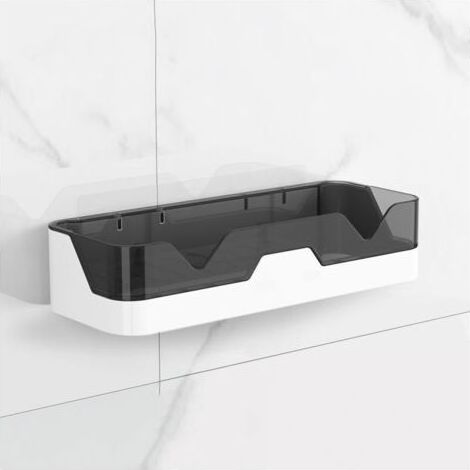 BUNTHAUS Lntyq Ensemble de supports de douche, paniers de douche, supports de salle de bains non percés, supports de salle de bains, pour salle de bains / cuisine (gris étoilé 28.8 11 6.2cm) (1/5)