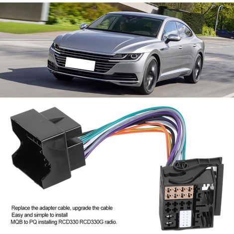 Funkadapterkabel MQB PQ für RCD330 RCD330G, MIB, Installationskit, ABS