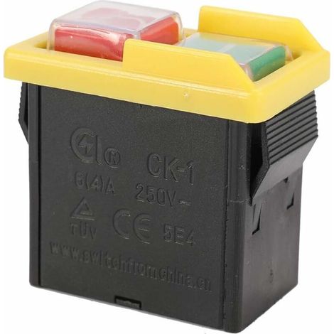 CHOYCLIT KJD6 Universal-Ersatzschalter 250 V 4 A NVR-Sicherheitsschalter Elektromagnetischer Schalter CK1/250 V Wasser- und staubdichter Schalter Schleifer Elektromagnetischer Schalter