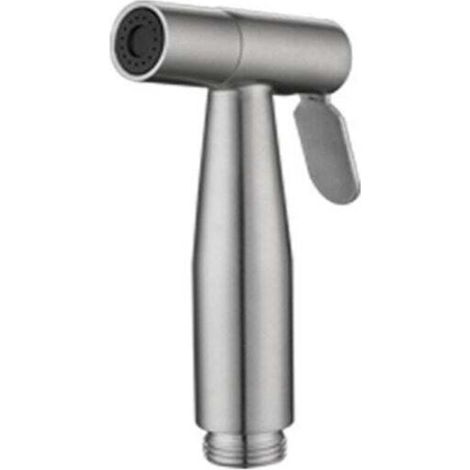 Douchette WC, Pulvérisation de Toilette, Pulvérisation pour Bidet à Main, Douchette Toilette WC, Buse en Acier Inoxydable pour Salles de Bains, Cuisines et Toilettes (Argent) (1/4)