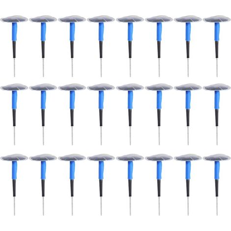 Tubeless Tire Repair Kit, 24 Pieces, Universal for Car and Motorcycle, Mushroom Patch 48 x 6mm (1/5)
