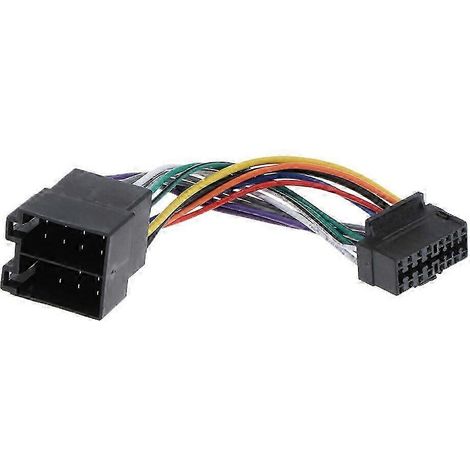 Compatible avec les faisceaux de câblage autoradio 16 broches, pour connecteurs de faisceau de câblage adaptateurs de lecture autoradio. (1/5)