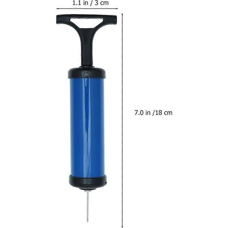 Pompes à air pour ballons de football avec aiguille, pour aérer les ballons de basket et de volley-ball (lot de 2). Favorise le gonflage et l'aération. (1/5)