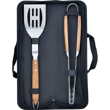 LAGUIOLE CUISSON - Set de spatule et pince de barbecue - "Sève" (1/5)
