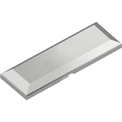 HETTICH Abdeckkappe für Veosys Scharnierarm neutral, Edelstahl (1/2)