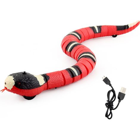 Juguetes interactivos para gatos, juguetes serpiente para gatos, juguetes serpiente inteligentes, juguetes serpiente eléctricos, juguetes serpiente inteligentes activados por inducción para gatos, jug (1/5)