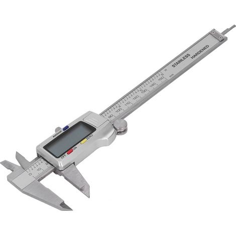 Elektronischer Digimatic-Messschieber aus Edelstahl mit stabilem LCD-Display und klarer Ablesbarkeit, hohe Genauigkeit, 0–150 mm (1/5)