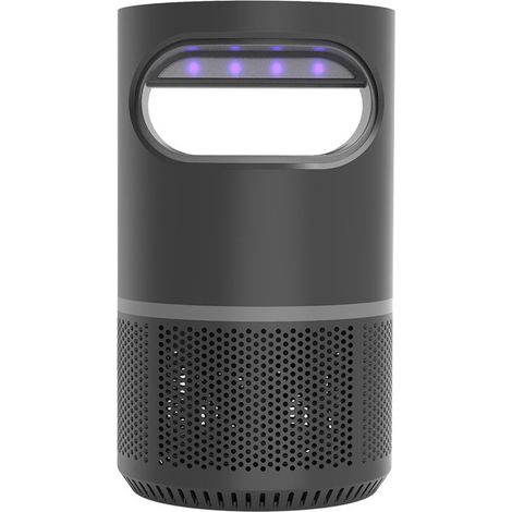 Lámpara mata insectos LED “Lumbre” (3W 220/240V) IP44 21,5xØ12cm fabricada en metal y ABS color negro