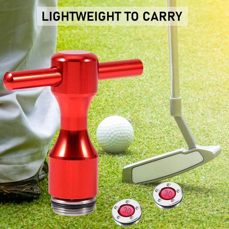 Ensemble de Poids de Putter de Golf, 2pcs 25-40g Poids de Putter de Golf Rouges et Outil de clé de clé de Golf pour Les putters Scotty Cameron