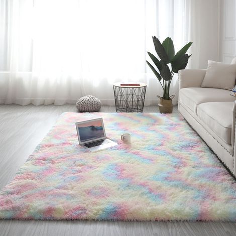 Tapis - Soie Teinte Et Liee - 160 X 230 Cm - Antiderapant Avec Dos En Feutre - 1 Piece