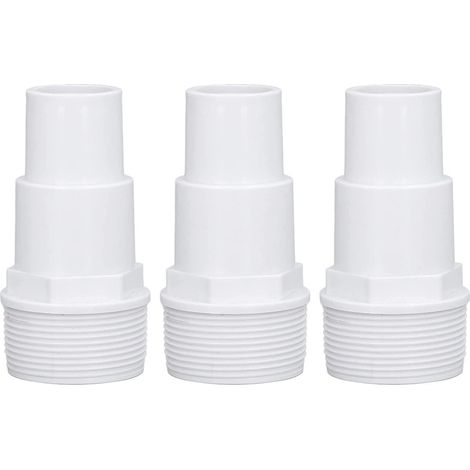 Adaptateur à Visser 1-1/2 - Raccord Tuyau Piscine - Emboîter Diam 32/38 Mm - Universel Accessoires Filtres Et Pompes De Piscine (Lot de 3) (1/5)