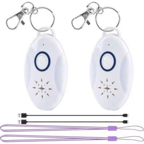 Répulsif à Moustiques Ultrasonique 2 Pièces,Electromagnetic Ultrasonic Repellent Anti-Moustique Efficace pour l'extérieur