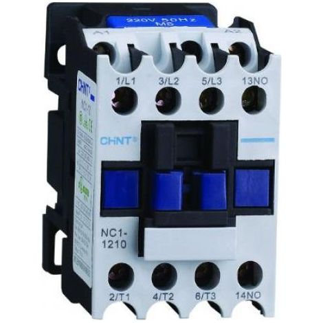 Contattore serie nc1 chint 225513- nc1-12.10/230v - 3p 12a 1na