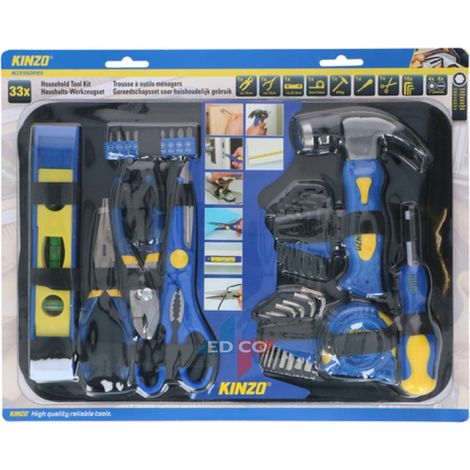 Trousse à outils hyper complète, 33 pièces (1/2)