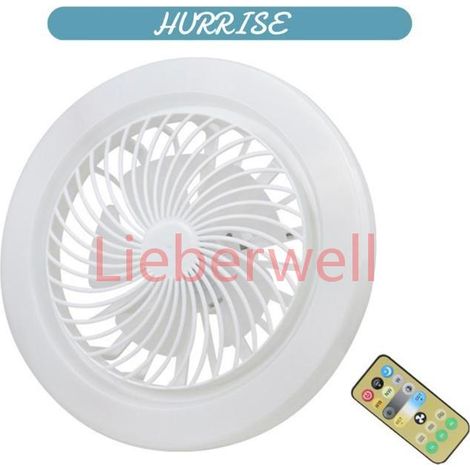 Sonew Lumière de ventilateur à LED Petit ventilateur E27 Ventilateur de plafond deco plafonnier 3 couleurs de lumière (1/5)