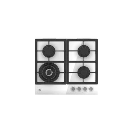 Beko HILW 64225 SW Blanco Integrado 60 cm Cocina de gas de 4 zonas