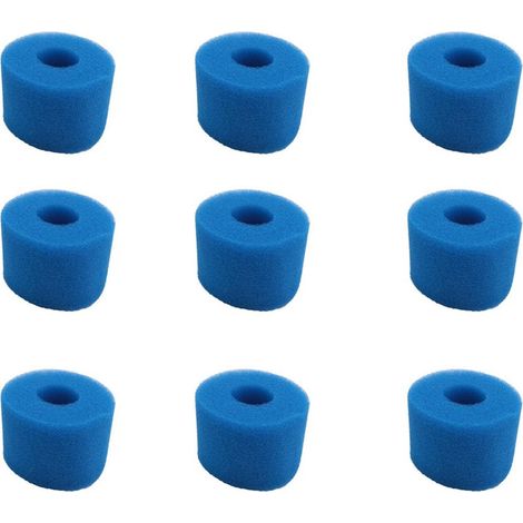 Éponge filtrante pour cartouche de filtre en mousse lavable réutilisable pour spa Intex S1 Pure Spa (1/4)