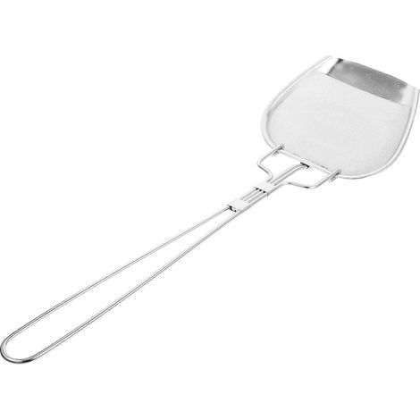 Écumoire de cuisine à long manche, cuillère à écumer, outil de filtration d'huile pour particuliers (1 pièce) (1/5)
