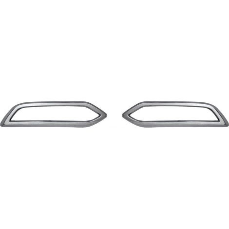 Moulures de spoiler de pare-hoc arrières chromées 4 portes kit Renault Megane 4 phase 2 2020-2021