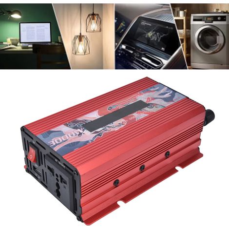 300-W-Smart-Wechselrichter mit Display (Rot) (1/5)