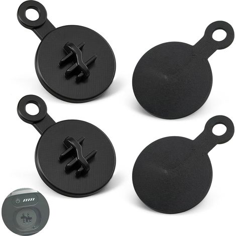 Charging Caps Sockets For Smart E Bike 2022, 4Pcs Black Set Dust Protection Water Dirt Charger Socket Cover Electric Bike Riding Rain Road Travel (1/5)