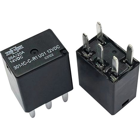 Relais automobile haute puissance d'origine Matsukawa 301-1C-C-R1 U01 12 V CC 35 A/20 A