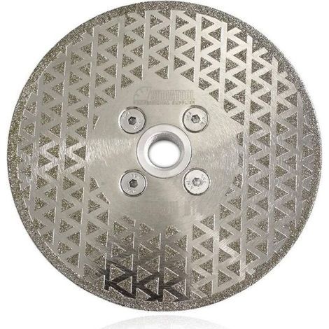Disque Diamant 125mm Lame de Scie Électroplaqué pour Coupe et Meulage Pierre Granit Marbre Tuile - RWDisque diamant pour meuleuse (1/5)
