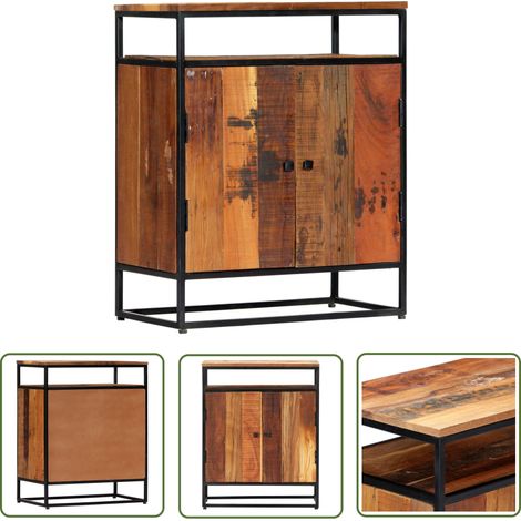 Maison Exclusive Beistellschrank 60x35x76 cm Massives Altholz und (1/5)