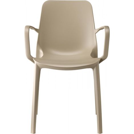 SET 4 POLTRONE GINEVRA GO GREEN - SCAB Colore: Tortora (1/3)