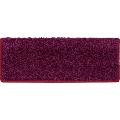 Tapis d'escalier Shaggy Sphinx Rectangulaire 23,5 x 65 cm Violet
