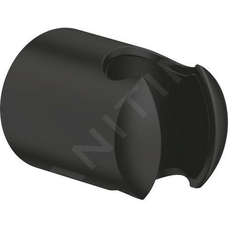 Grohe – Support de douche mural 279582430 – Noir mat – ABS – Non ajustable – Série Vitalio Universal – Pour installations murales (1/2)