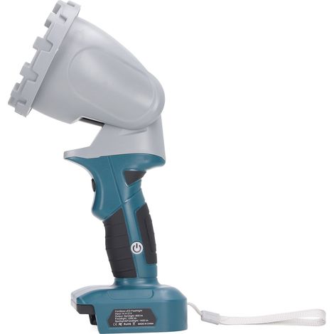 Lampe de chantier LED verticale pour outil électrique, compatible batterie lithium Makita Miwochi, sans batterie incluse, éclairage puissant pour atelier et bricolage. (1/5)