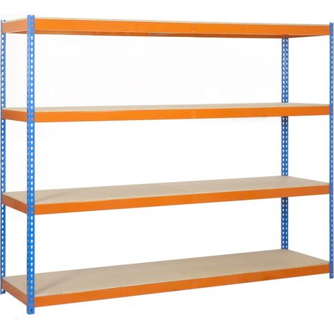 Simonrack Estantería Metálica coloreada azul y naranja