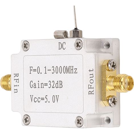 HF-Verstärkermodulplatine 0,1–3000 MHz, rauscharmes Signal, automatische Messsteuerung, 5 V (1/5)