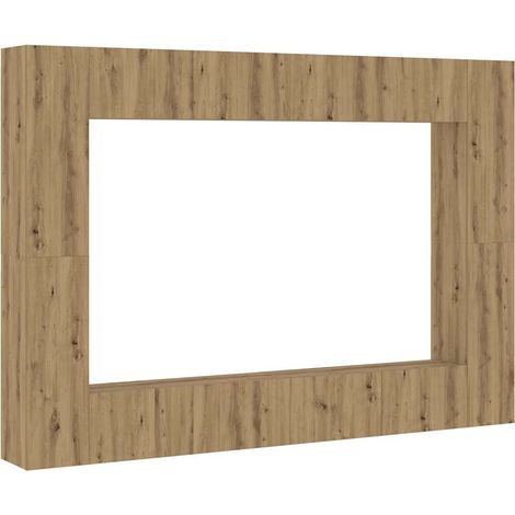 Maison Exclusive - Mueble para TV de pared madera contrachapada a (1/5)