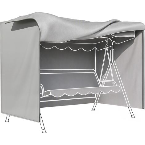 Funda de protección, impermeable, 205 x 124 x 164 cm, gris (1/5)