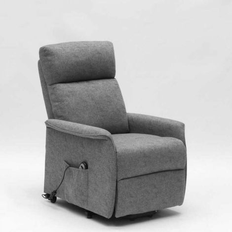 Poltrona Relax Elettrica con Sistema Alzapersona Per Anziani Giorgia Fx - Grigio